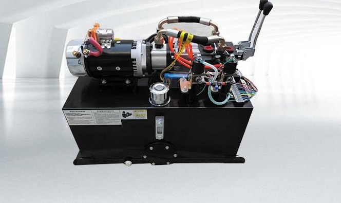 Electric hydraulic power unit with valve bank