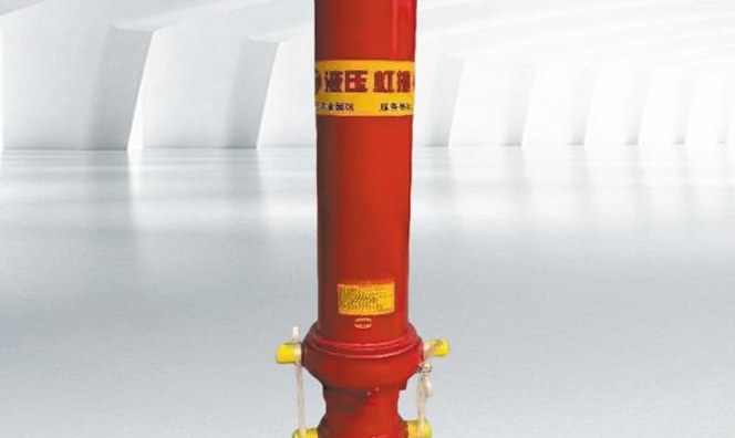 Front-end rear-tipping cylinder