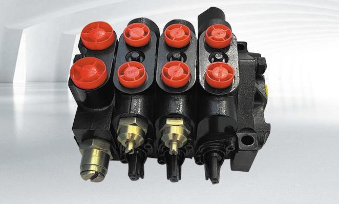 Three-section multi-way valve