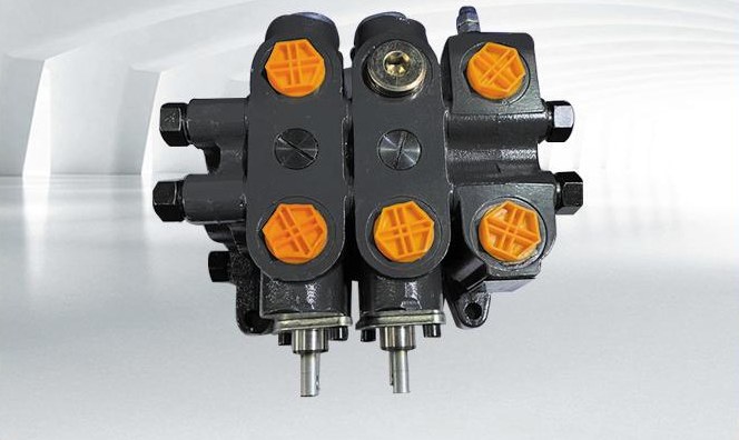 Two-section multi-way valve